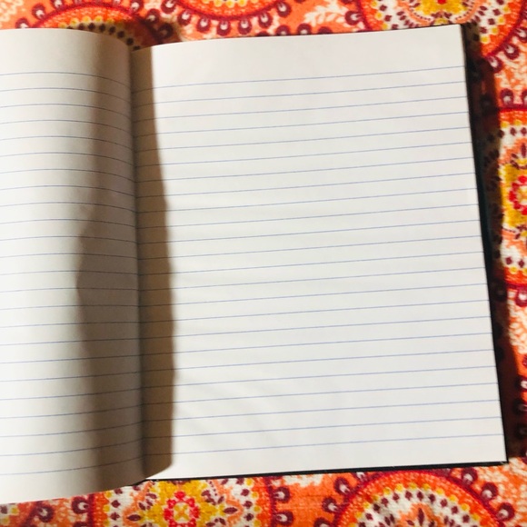 2PK black hard cover notebook with strap/ mini pink notebook with pockets - Picture 4 of 4